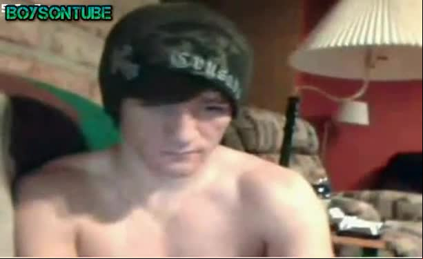 Timid lovely bro on cam