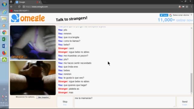 OMEGLE CHAT HOT GIRL COCK LOVER CHICA CALIENTE MIRONA DE VERGA WINNIE POOH