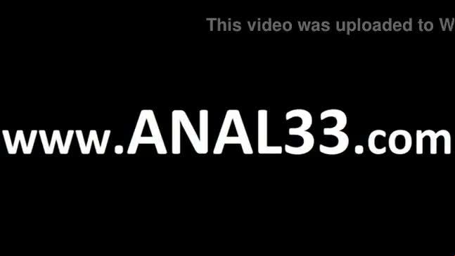 Interracial anal fuck in threesome